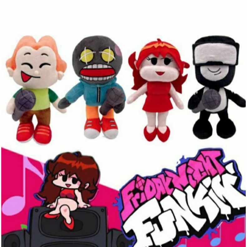 Mainan Boneka Stuffed Plush Friday Night Funkin