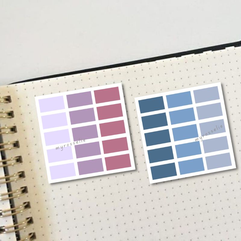 

STICKER DECORATION BENTUK PERSEGI STICKER DEKORASI STIKER BUJO WARNA PASTEL UNTUK BULET JOURNAL DIARY