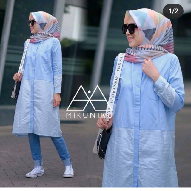 Tunik mikuniku original/tunik inji termurah