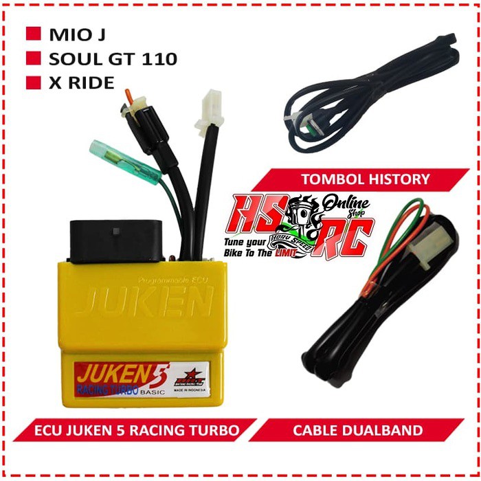 ECU JUKEN 5 Basic Racing Turbo BRT Yamaha MIO J Soul GT 110 X Ride XEON RC ECM CDI mio Injeksi EGO