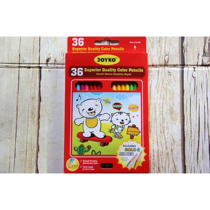 

Sale!! Pensil Warna Joyko 36 Warna Cp-36Pb Terbaru