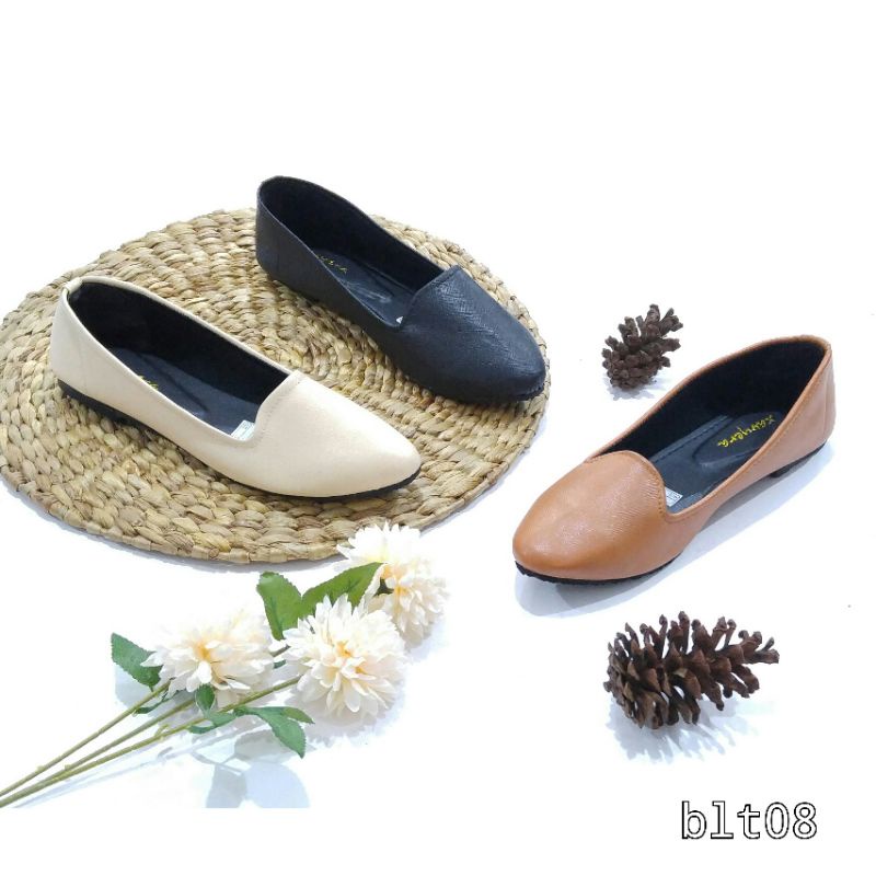 OBRAL CUCI GUDANG BORNEO BLT08 SEPATU XAVYERA FLATSHOES FLAT SIMPLE DAN KEREN