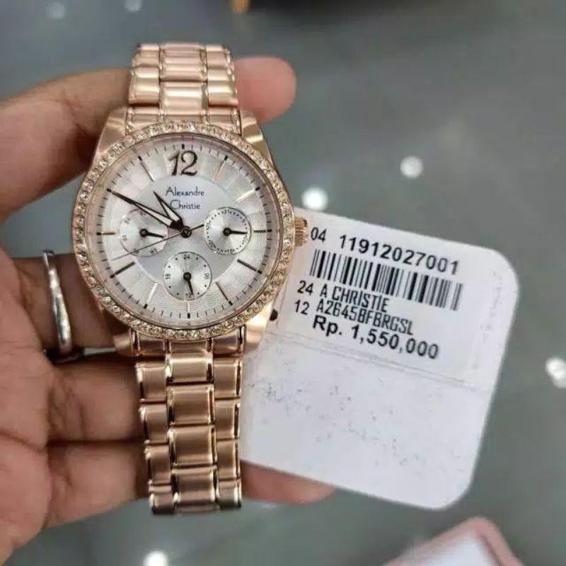 ORIGINAL Jam Tangan Wanita Alexandre Christie AC 2645 / AC2645 / 2645 Garansi
