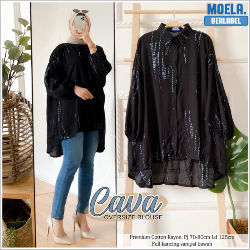Cava Oversize Blouse ori Moela
