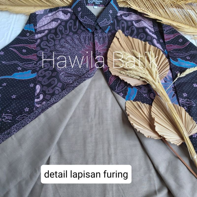 Couple Batik Ayah Anak Lapis Furing Katun Premium