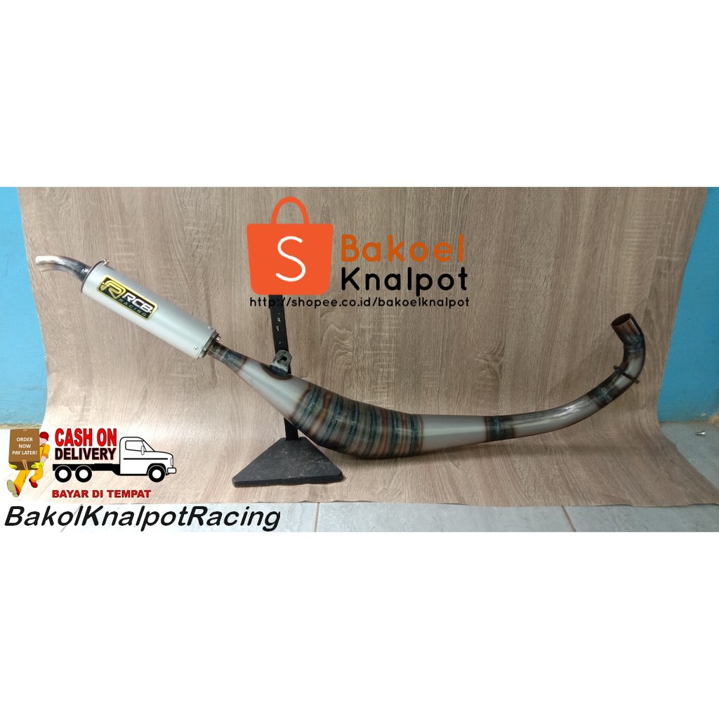 Knalpot Satria 2 Tak Satria R Satria Hiu RCB Plat