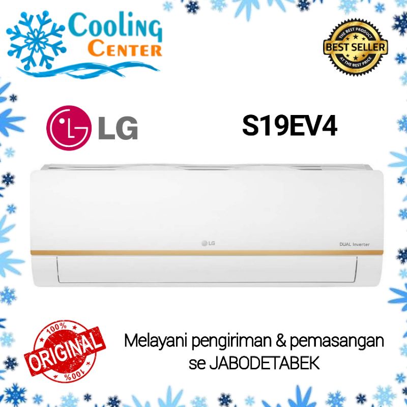 AC LG T 19 EV4 2 PK + PASANG INSTALASI