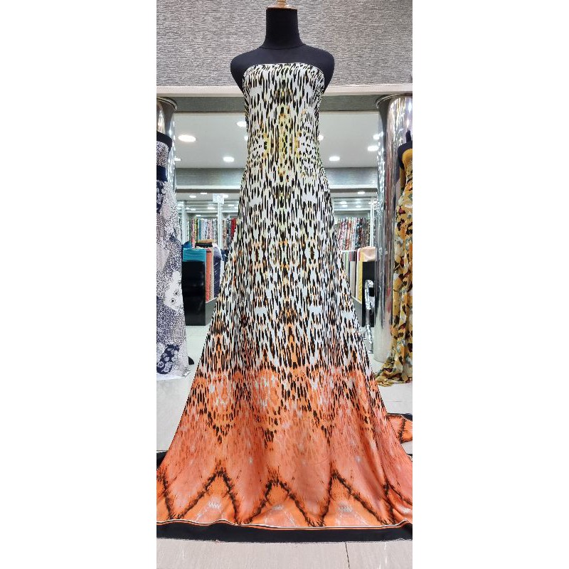 Kain Motif maxmara premium.maxmara silk sutra