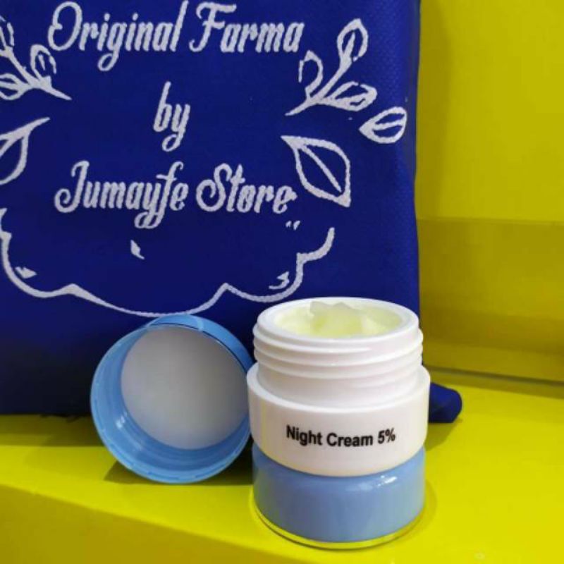 CREAM MALAM FARMA WDC NIGHT CREAM 5% KUALITAS SUPER BEST SELLER