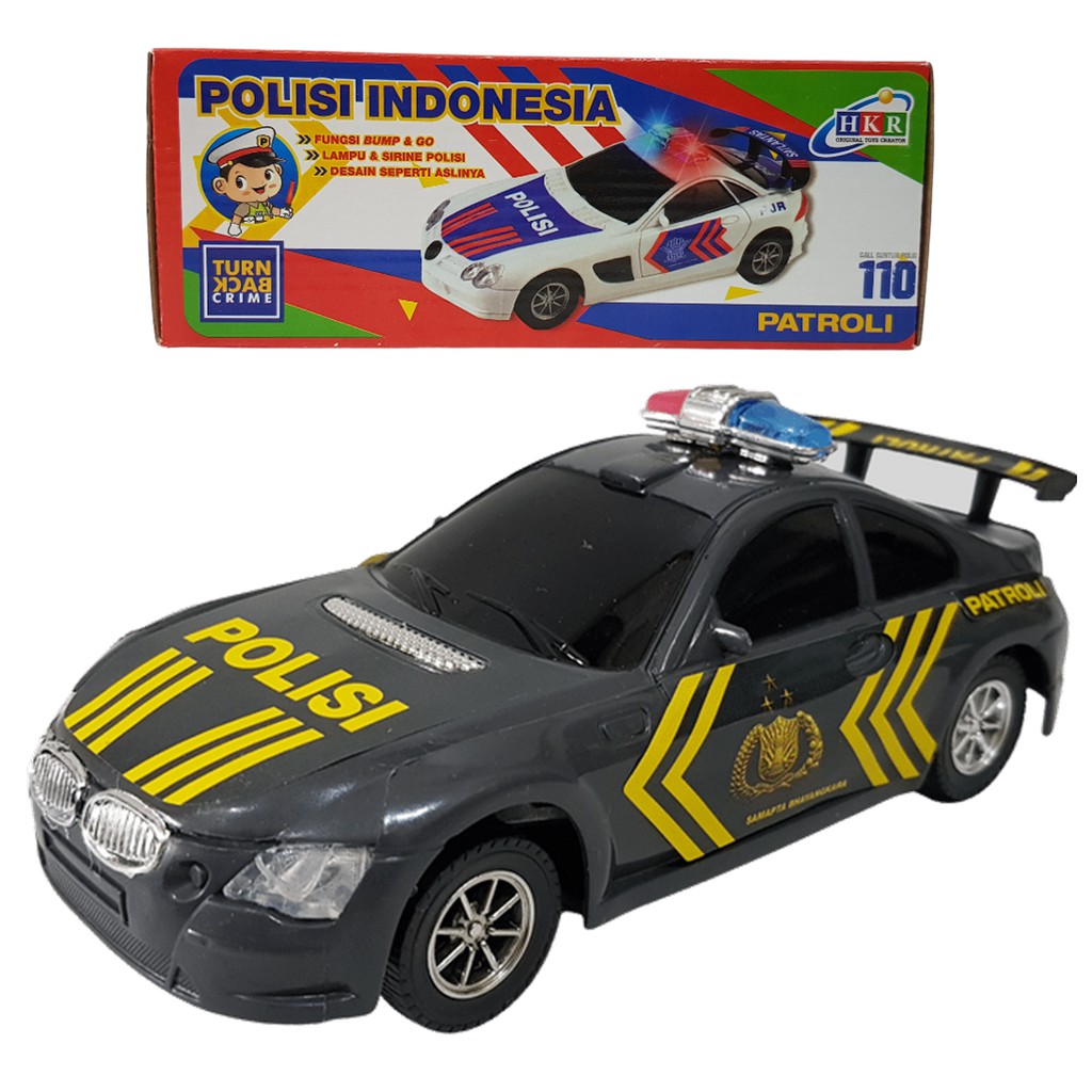 MAINAN ANAK MOBIL POLISI SIRINE BUMB AND GO HKR MOBIL MOBILAN POLISI BO MAINAN ANAK LAKI LAKI MOBIL POLISI