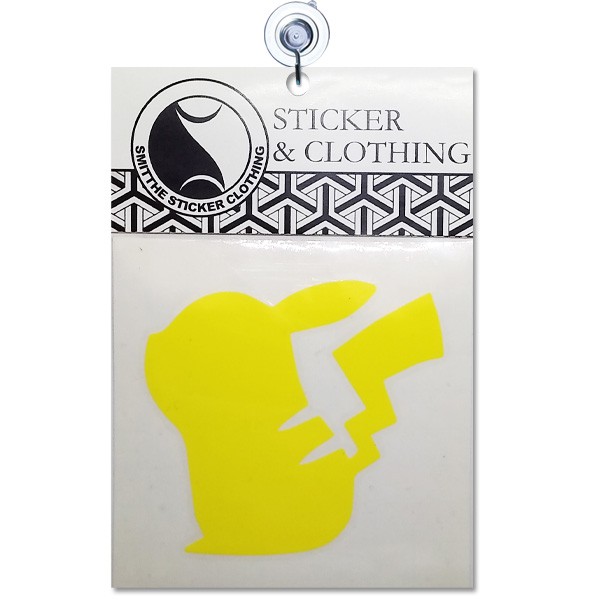 Stiker Pikachu Silhouette Cutting Sticker Pokemon Anime