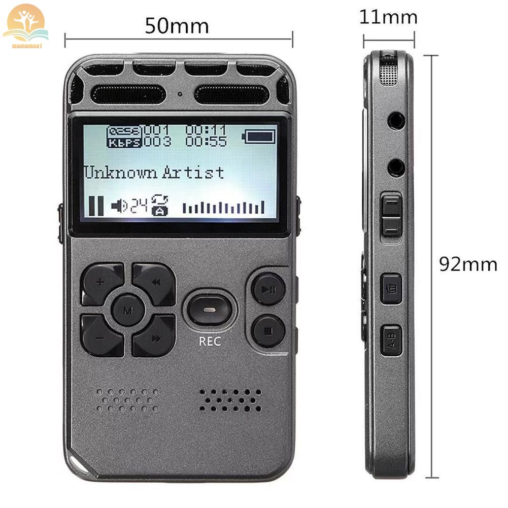 Sk-502 Dictaphone Perekam Suara Digital Profesional Support Memory Card