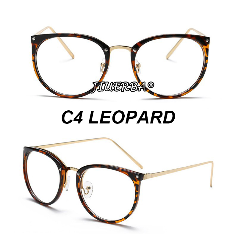 (YUZHU) Bayar di Tempat MINUS 0~-400° Classical Mata Kucing Kacamata Wanita Cat Eye Eyeglasses