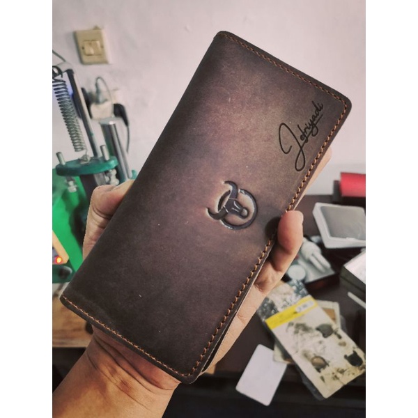 New Crazy horse Dompet kuda GIla Grade tertinggi model Panjang like Ishiya