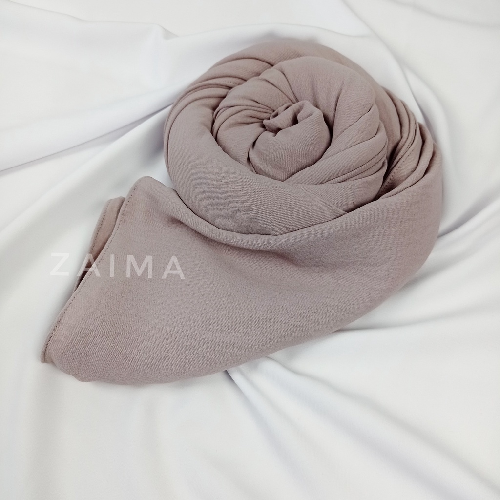 Jilbab Pasmina Crinkle | Kerudung Pasmina Crinkle | Pasmina Crinkle Jumbo 200x100 | Pashmina Katun Kusut | Pashmina Jumbo-Ivory