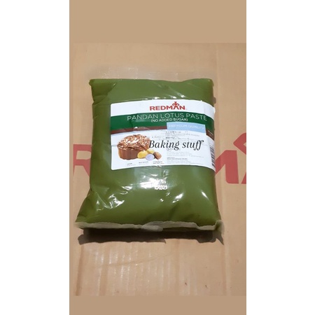 

Filling Mooncake Pandan Lotus Sugar Free Redman Isian Selai Kue Bulan 1 KG