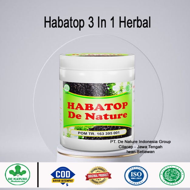 Lebih Besar Obat Kapsul Habatop 3 In 1 De Nature Obat 1000 Khasiat Herbal Mencegah Penyakit Memeliha
