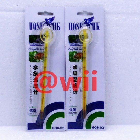 Thermometer Aquascape Aquarium Thermo Meter Termometer Grosir