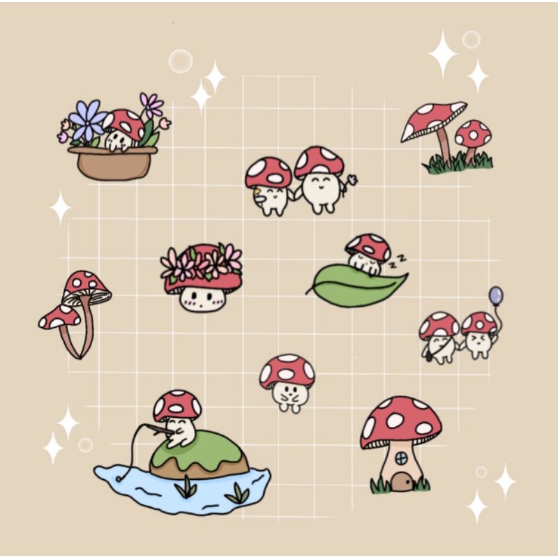 

Stiker mushroom