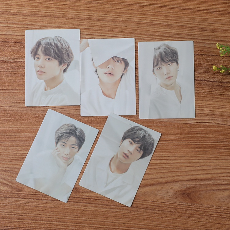 7pcs / set Kartu Lomo Foto KPOP BTS Seoul Untuk Koleksi Penggemar