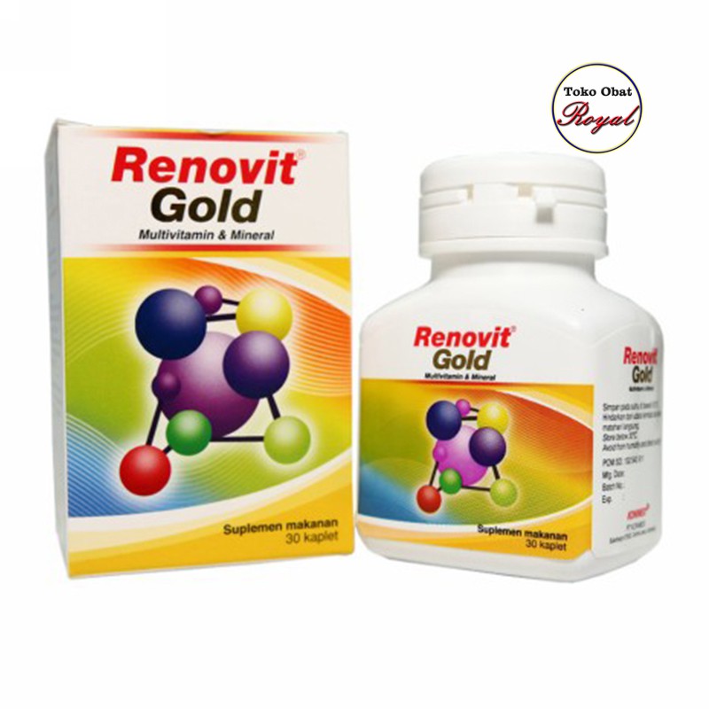 Renovit Gold Multivitamin Lansia 50 Thn Keatas
