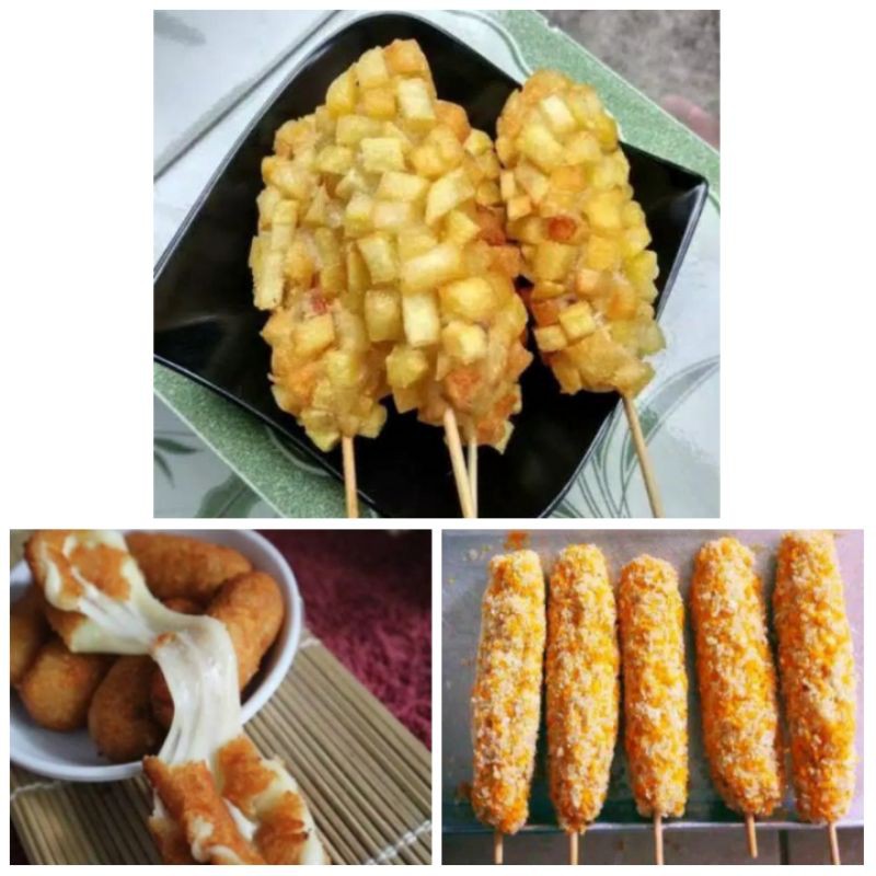 sotang Mozarella / sosis kentang Mozarella / mozreng / Mozarella goreng / corndog/ sosis mozarela