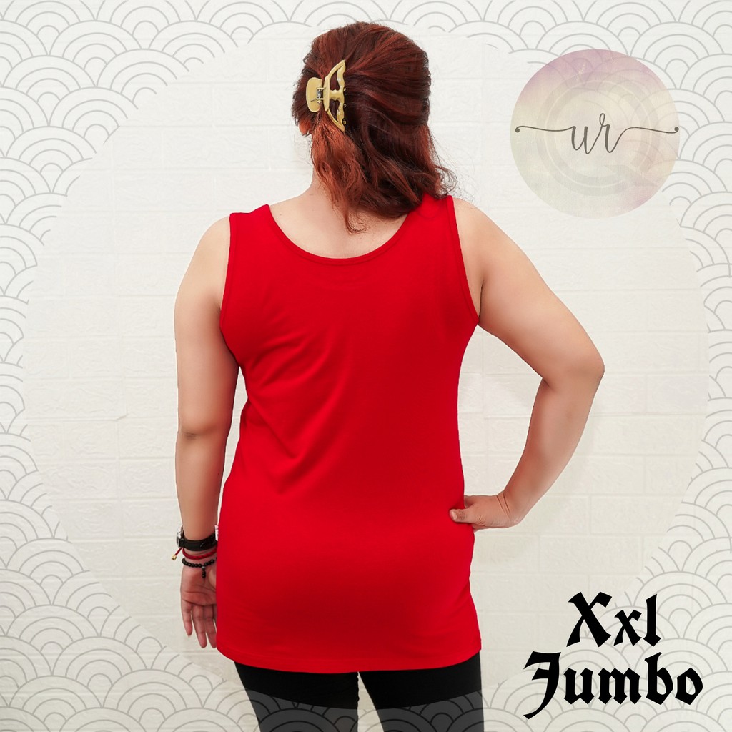 Tanktop Bigsize/Tali Lebar/XXL & XXXL/Tanktop Jumbo/tanktop wanita polos/WrQ-2