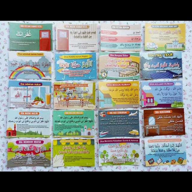 

grosir stiker doa harian 35set dan stiker nama 100pcs ttl 245k+20k jd 265k