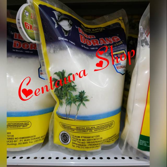 

Minyak Goreng Coconut Oil Ikan Dorang Special 2lt