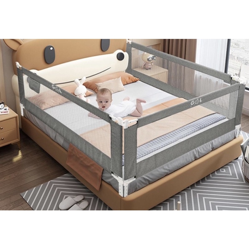 baby bed rail 200x103/ penghalang kasur /penyangga kasur/pembatas kasur/pagar bayi (preloved)