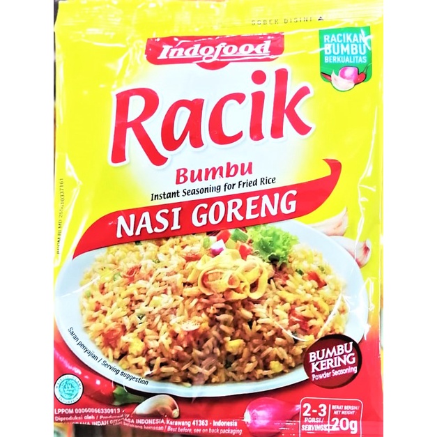 

Indofood Bumbu Racik Nasi Goreng 20gr