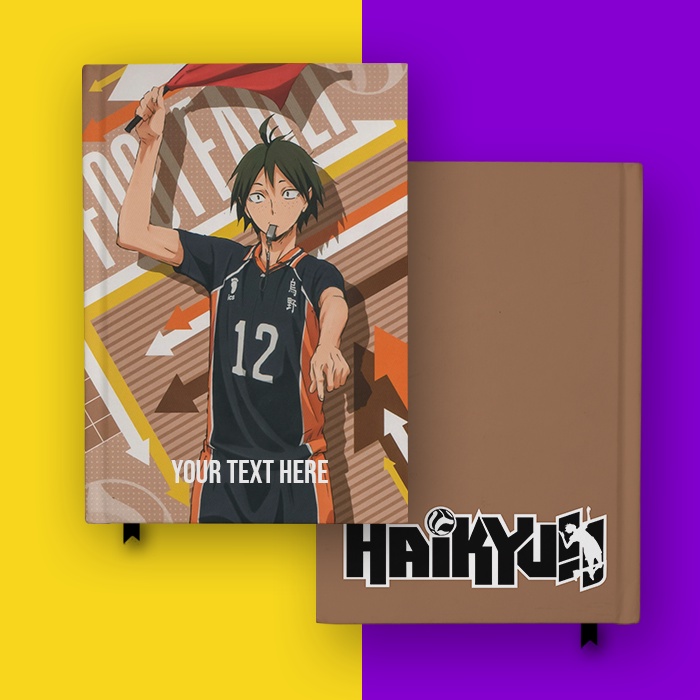 

Notebook Buku Catatan Anime Haikyuu Yamaguchi Tadashi Foot Fault Hardcover Diary Jurnal Custom Nama