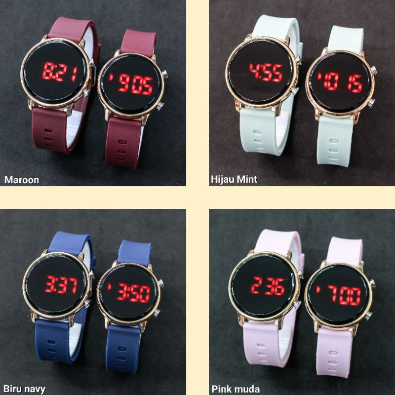 Jam led bulat couple series