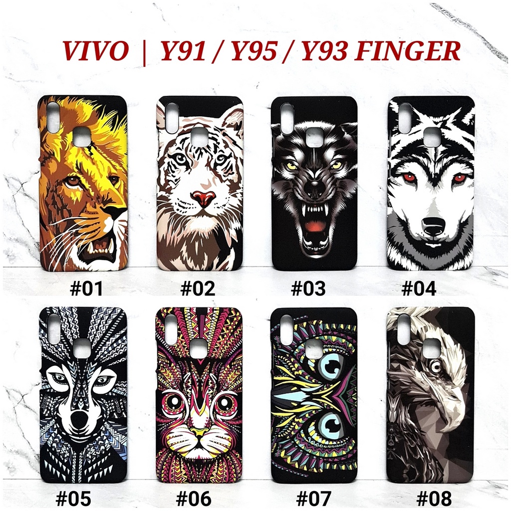 VIVO V5 V7 PLUS V9 V15 Y71 Y91 Y95 Y93 Y11 Y12I Y12 Y15 Y17 Y51 2015 | LUXO Soft Case Animal Glow In The Dark