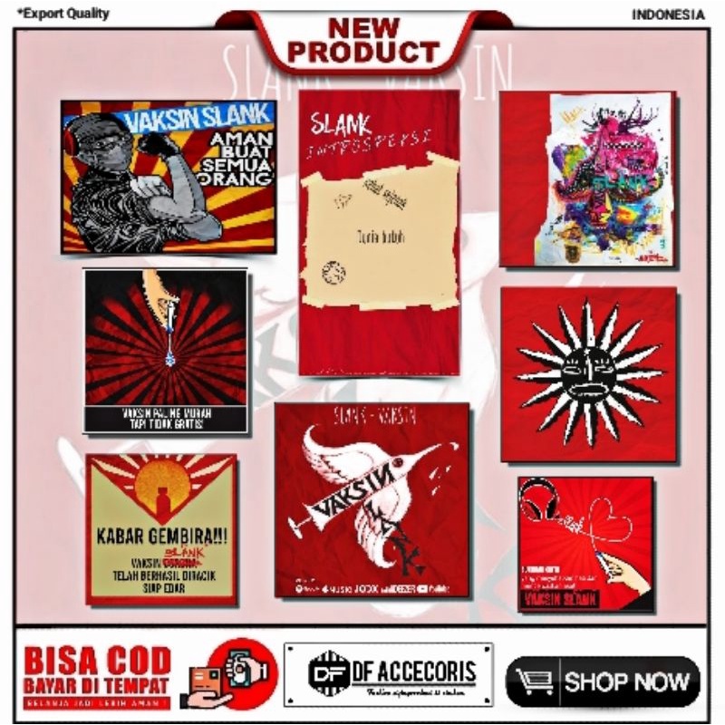 Stiker Slank/Slank Vaksin Album