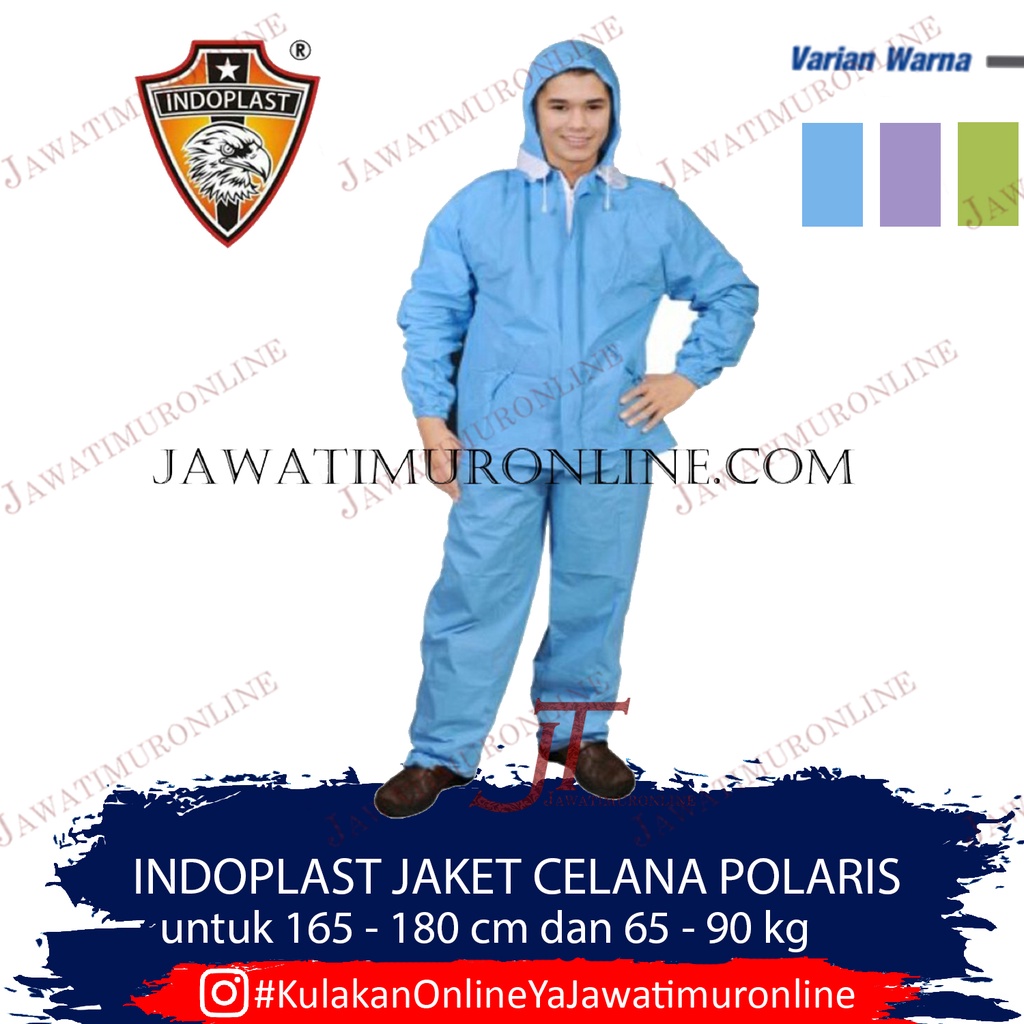 Jas Hujan Indoplast Jaket Celana POLARIS