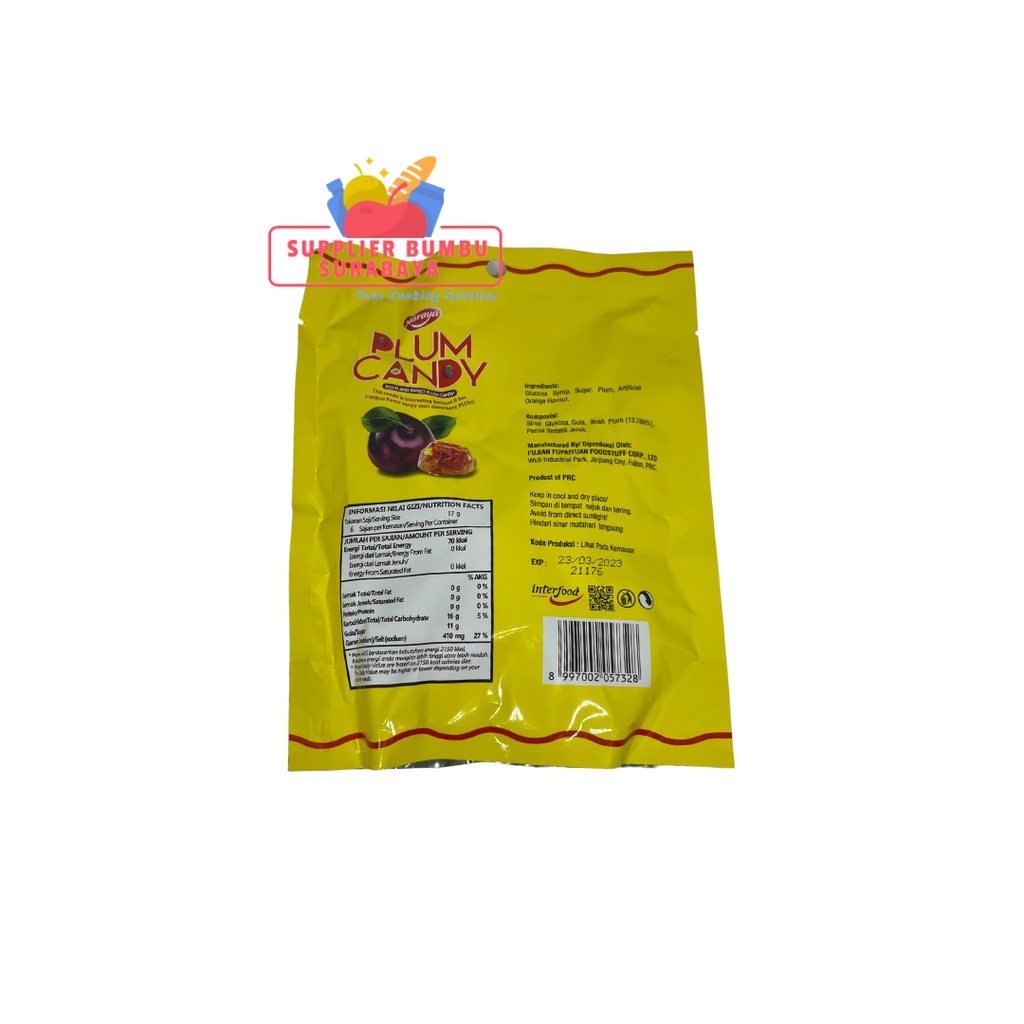 Naraya Plum Candy Kiamboy Kiamboi Kecil 100g