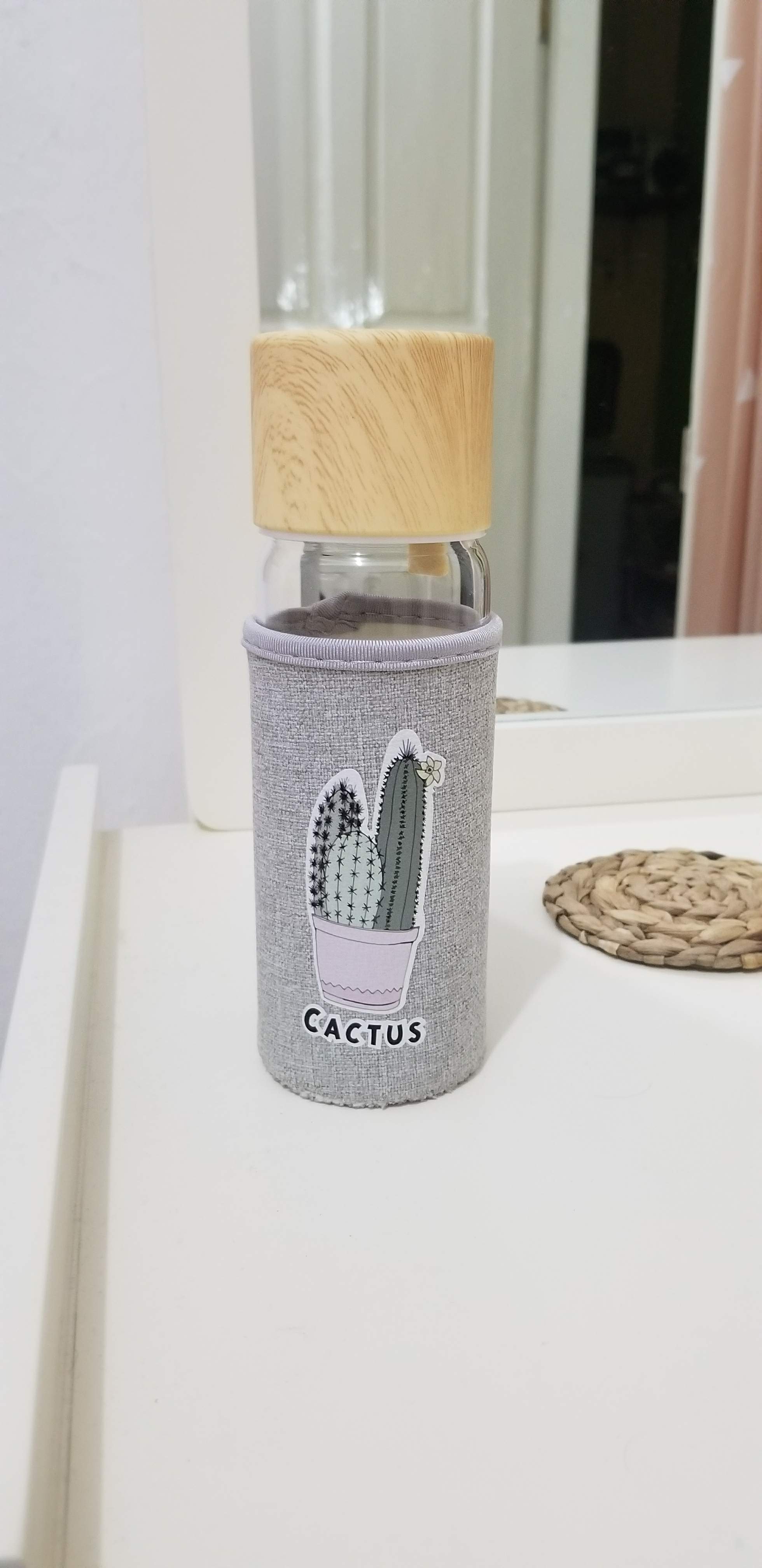 Rumauma Wooden Bottle Water Tumblr Character - Botol Minum Tutup Kayu