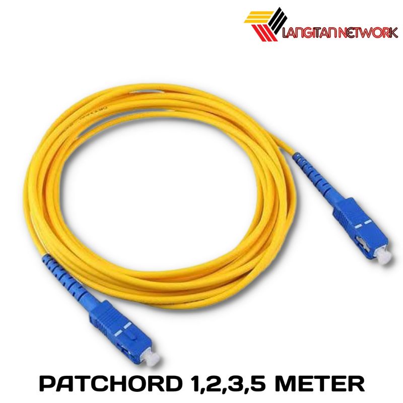 Jual PATCHCORD SC UPC 1, 2, 3 Dan 5 Meter Kabel Fiber Optic Patch Cord ...