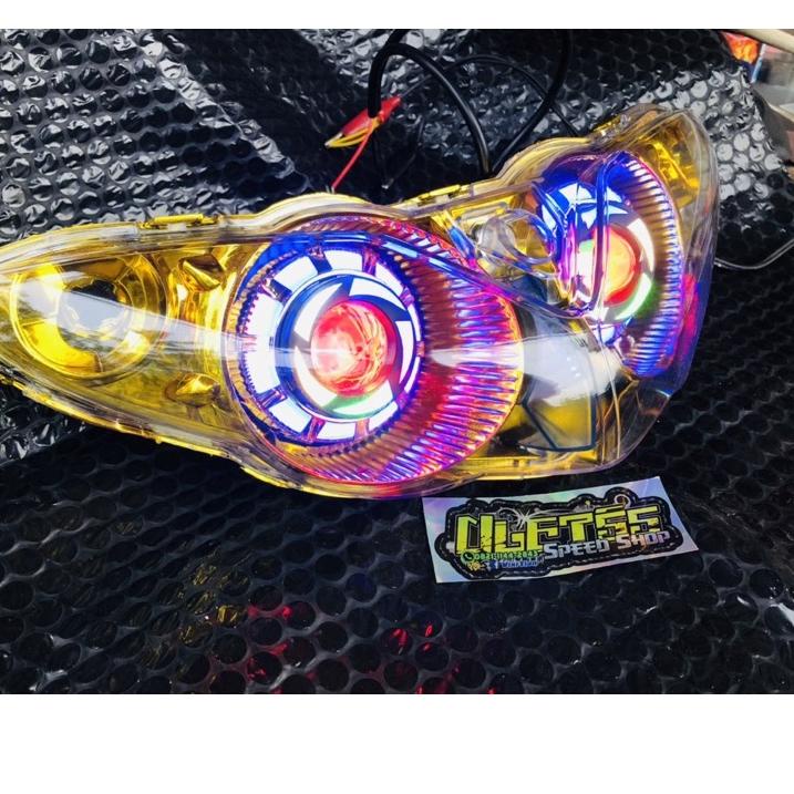 Terlaris reflektor jupiter z burhan projie lampu depan jupiter projie plus stoplamp Berkualitas