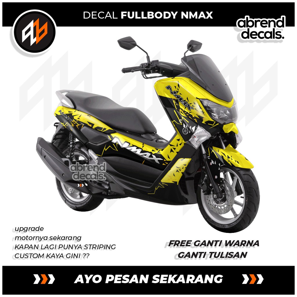 DECAL FULLBODY YAMAHA NMAX KEREN  / stiker motor yamaha nmax fullbody terkeren