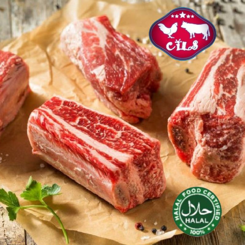 

Short Ribs (Iga Sapi) Daging Tebal 100%