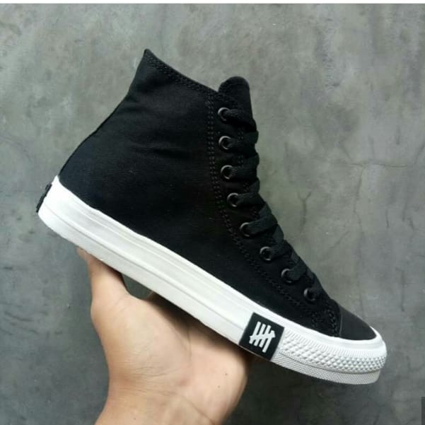 (COD) SEPATU CONVERSE ALL STAR PANJANG UNDEFEATED  CT 2 ALLSTAR PETIR HITAM PRIA WANITA TERBARU