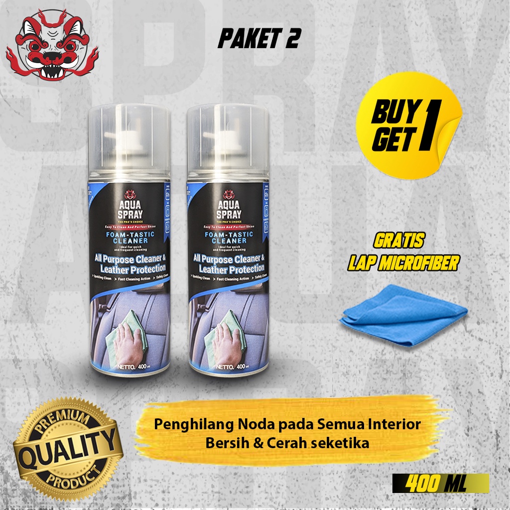 Aqua Spray - Tastic Foam Cleaner Cairan Pembersih Serbaguna Buy 1 Get 1