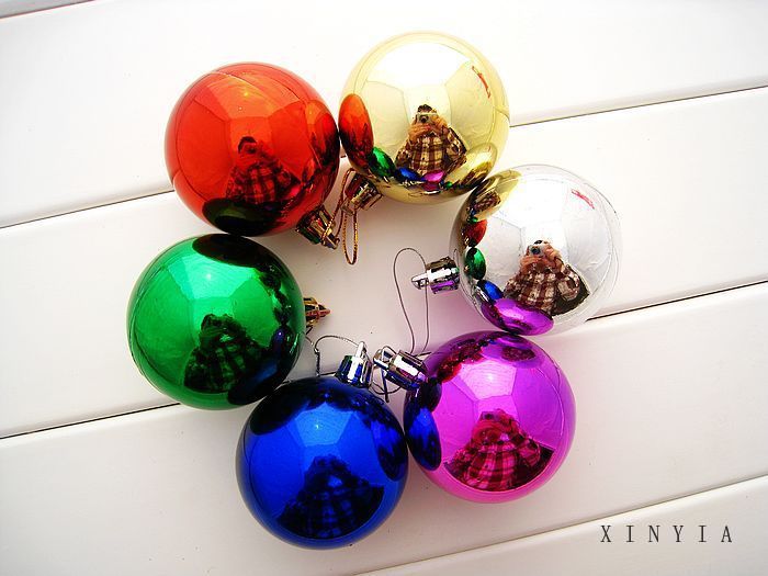 4cm/6cm Christmas Balls Christmas Tree Decorations Xmas Ornaments Ball New Year Gift Home Decor（Matt Style）