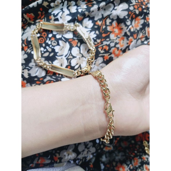 Gelang Plat semua ukuran SWASA AWET LUAR DALAM KUNING