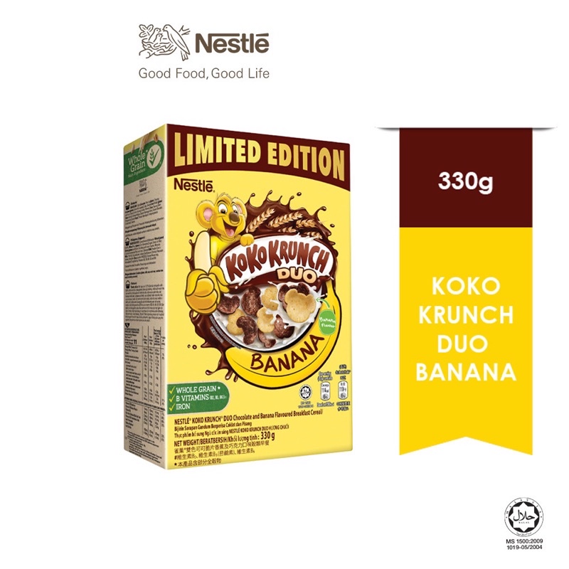 

NEW Nestle Cereal - Koko Krunch Duo [ Banana ] 330g