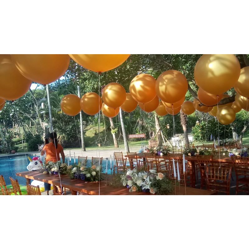 balon gas helium metalik jumbo.