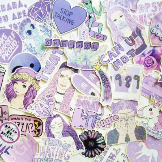 SPU - Sticker Tumblr Purple / Stiker Tumblr Ungu