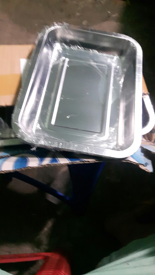 Nampan Stainless Persegi / Nampan Baki Stainless / Baking Tray Stainless 32cmx22cm